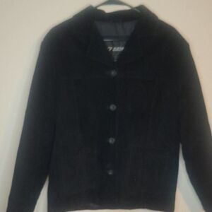 City Skins Women's Black Leather Jacket size large